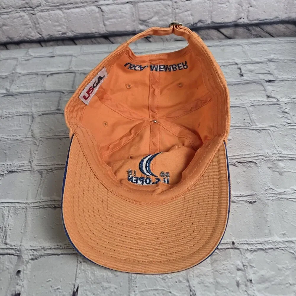2015 U.S. Open Chambers Bay Adjustable Orange Golf Hat